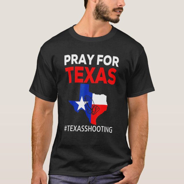 T-shirt Texas Forte Prière Pour Les Étudiants Texas (Devant)