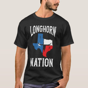 T-shirt Texas Funny Longhorn Nation Texas