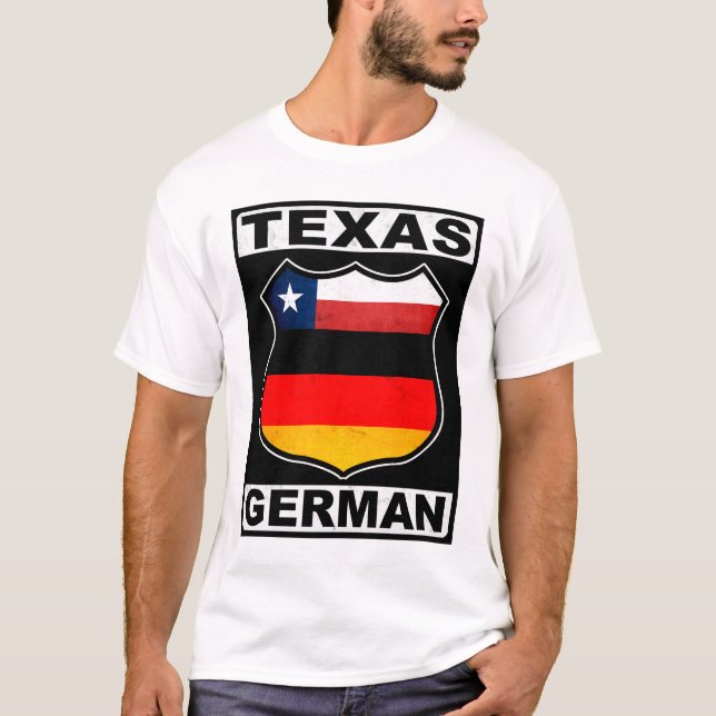 T-shirt Texas German American (Devant)