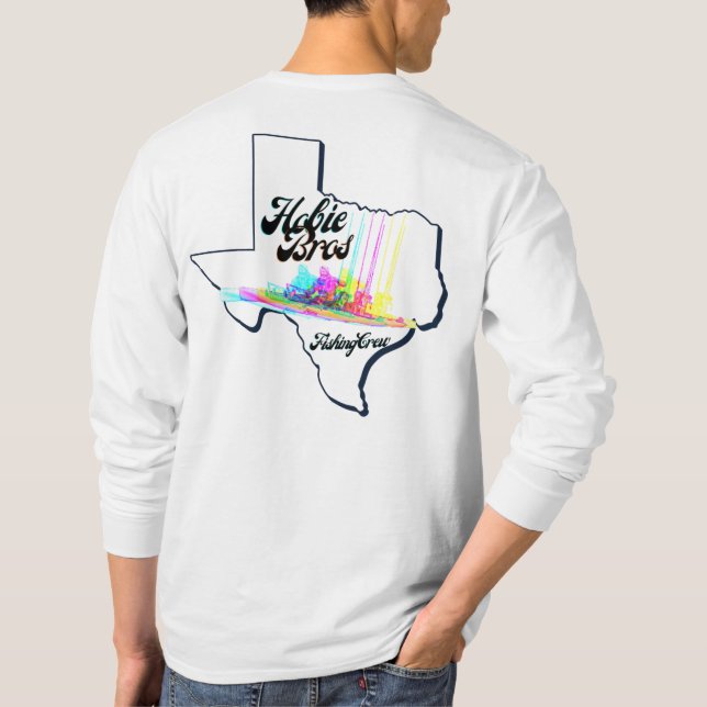 T-shirt Texas Hobie Bros Manche longue (Dos)