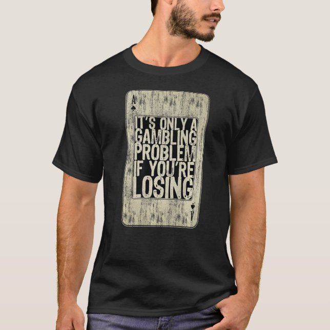 T-shirt Texas Holdem Poker Player Casino Pot Jeu (Devant)