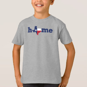 T-shirt Texas Home - État de la star solitaire
