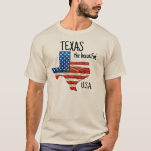 T-shirt TEXAS la belle USA