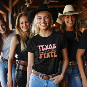 T-shirt Texas l'état de l'étoile solitaire