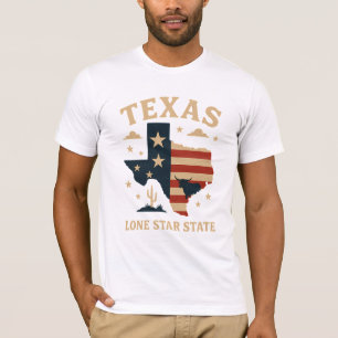 T-shirt Texas Lone Star State - Symbole de force et d'idur