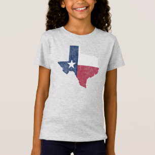T-Shirt Texas Lone Star Vintage désorganisé