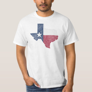 T-shirt Texas Lone Star Vintage désorganisé