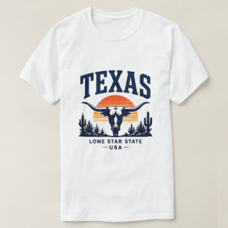 T-shirt Texas Lone Star Western Adventure