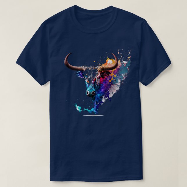 T-shirt Texas Longhorn Bull (Design devant)