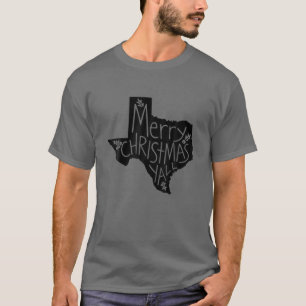T-shirt Texas Merry Christmas