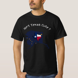 T-shirt Texas n'est pas mignon Alaska Home State drôle Des