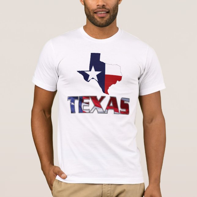 T-shirt Texas patriotique (Devant)