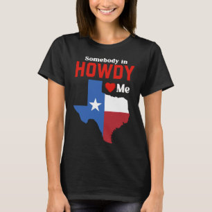 T-shirt Texas Pour Lui Texan TX Dallas Howdy Longhorn
