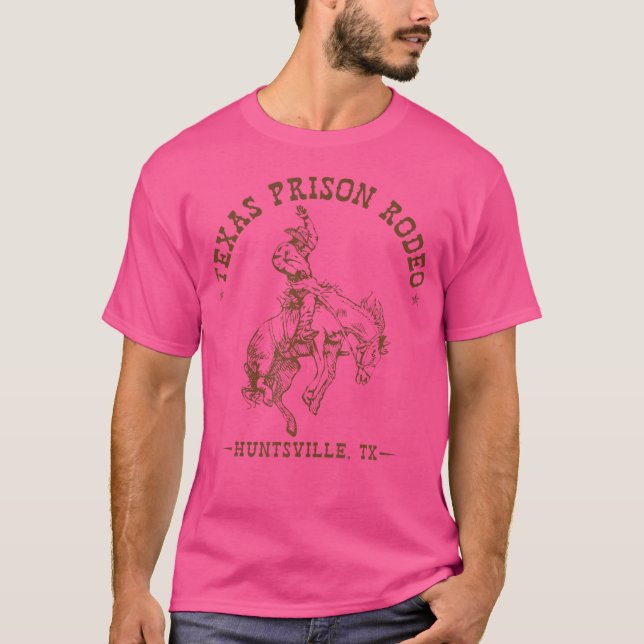 T-shirt Texas Prison Rodeo Huntsville Tx (Devant)