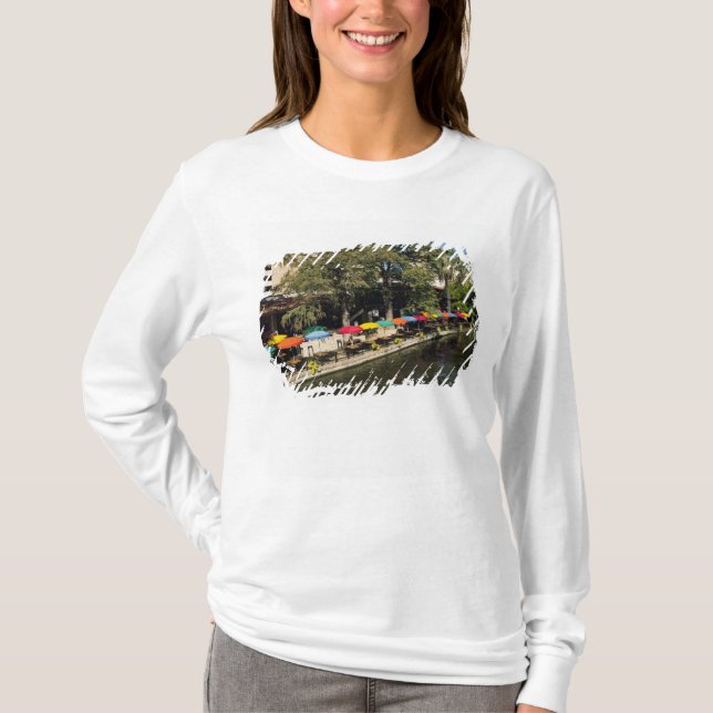 T-shirt Texas, promenade le long de la rivière, dîner au b (Devant)