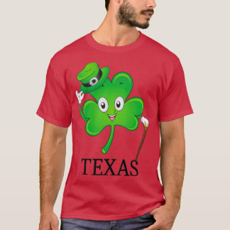 T-shirt texas Shamrock irlandais, cadeau irlandais pour