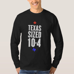 T-shirt Texas Size Dix Quatre Citations Canadiennes Canada