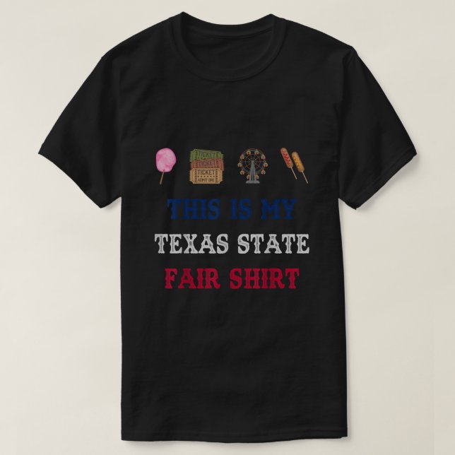 T-shirt Texas State Fair Shirt (Design devant)