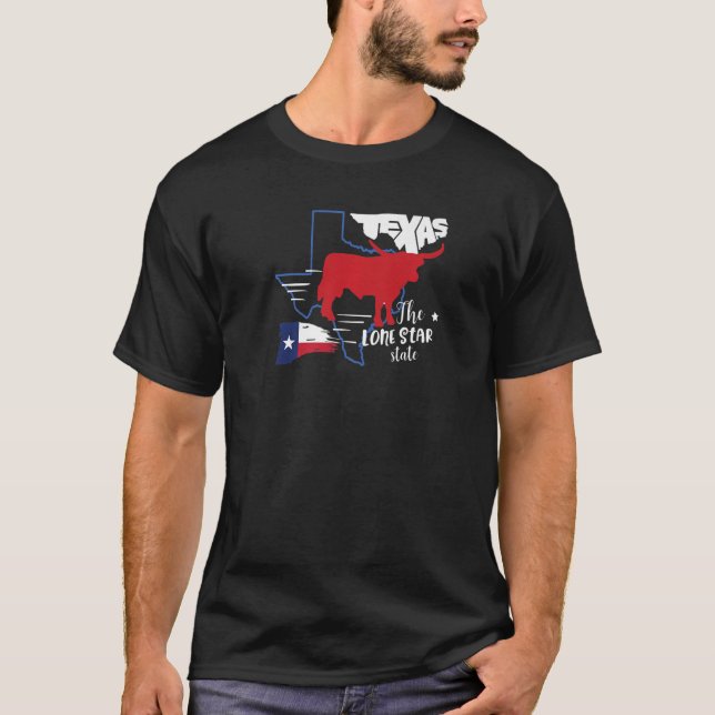 T-shirt Texas State London Western Howdy 1 (Devant)