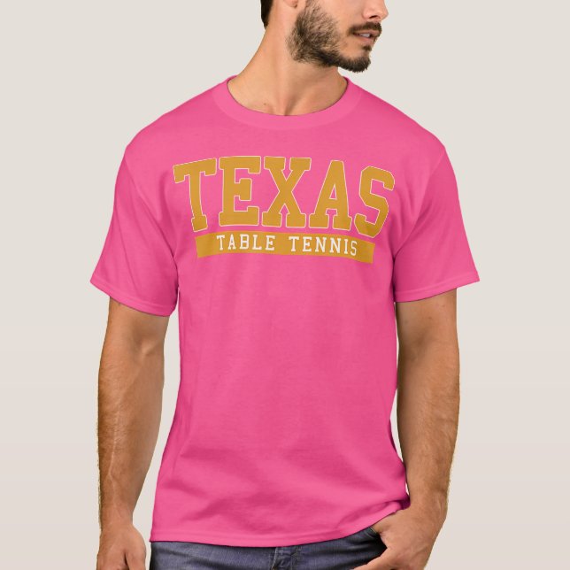 T-shirt Texas Table Tennis (Devant)