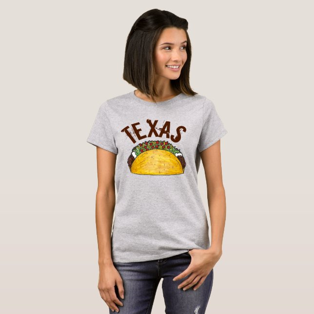 T-shirt Texas TX Taco Mexicain Alimentation Foodie Tacos T (Devant entier)