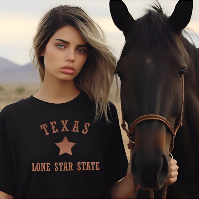 T-shirt Texas vintage la étoile solitaire de l'état (Créateur téléchargé)