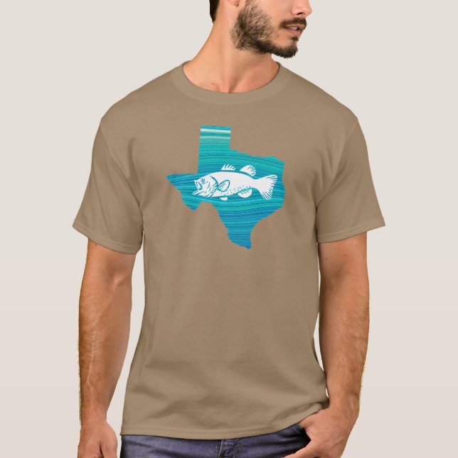 T-shirt Texas Wave Fishing (Devant)