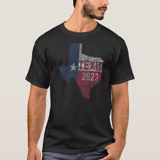 T-shirt Texit 2023 Texas Pride détendu Tx State Seced (Devant)