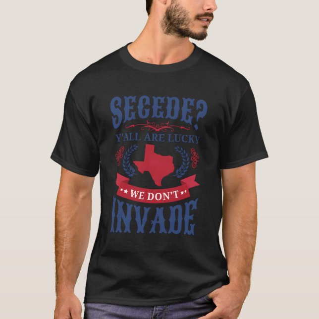 T-shirt Texit Funny Texas Pride sécession (Devant)