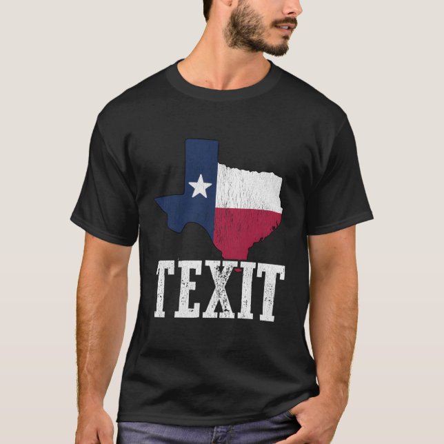 T-shirt Texit Texas Secede Texan Pride Texas Pride Texit (Devant)