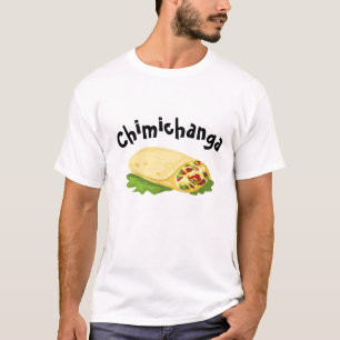 T-shirt Texmax Chimichanga Funny Taco Matching Famille Pap