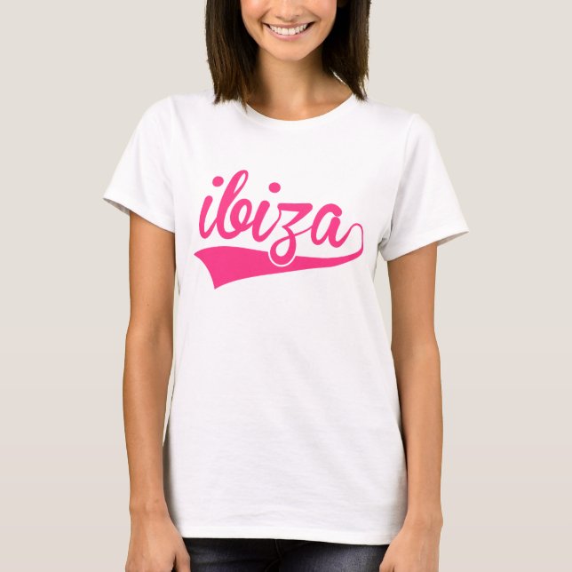 T-shirt Texte 2 d'Ibiza (Devant)