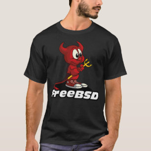T-shirt Texte Beastie (Freebsd)