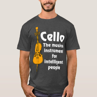 T-shirt Texte blanc Cello intelligent