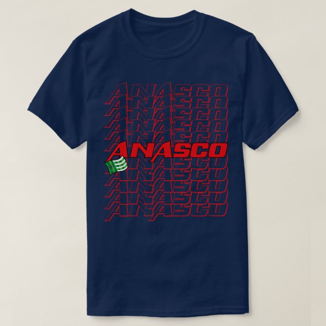 T-shirt Texte Casdcade Aasco (Design devant)