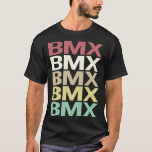 T-shirt Texte coloré BMX