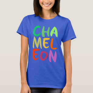T-shirt Texte coloré de Chameleon