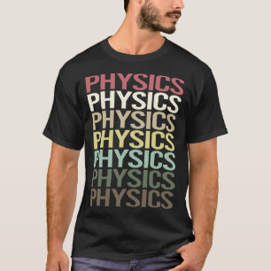 T-shirt Texte coloré de physique