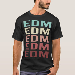 T-shirt Texte coloré EDM