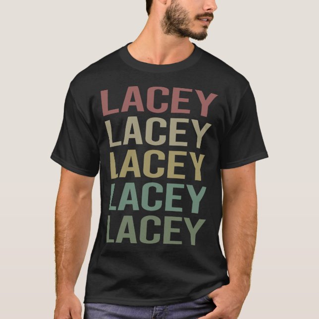 T-shirt Texte coloré Lacey (Devant)