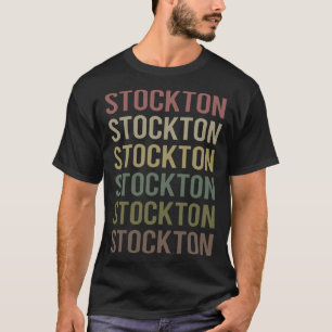 T-shirt Texte Coloré Stockton