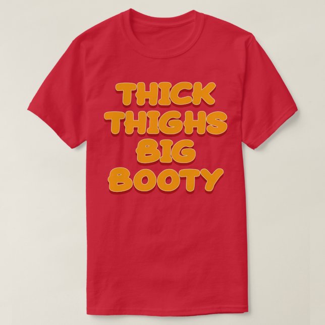 T-shirt Texte de couleur gros seins (Design devant)