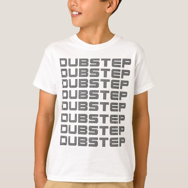 T-shirt Texte de Dubstep (Devant)