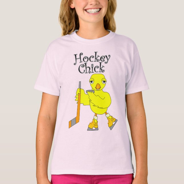 T-shirt Texte de hockey sur glace (Devant)