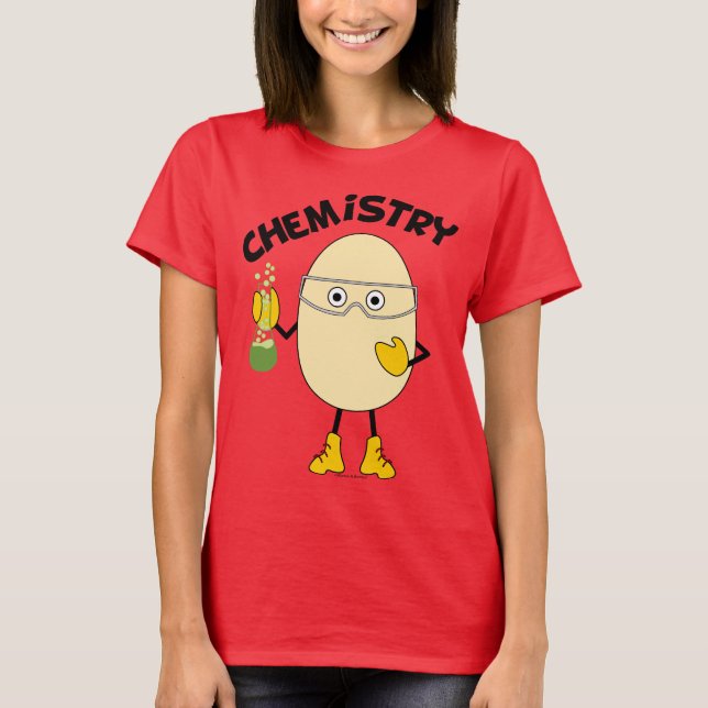 T-shirt Texte de l'élément de chimie (Devant)