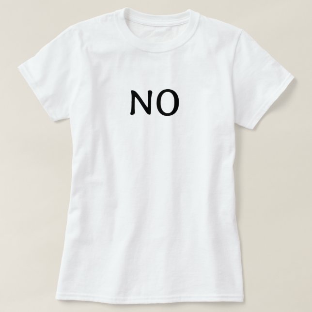 T-shirt Texte de l'énoncé "No Simple Minimalist" (Design devant)
