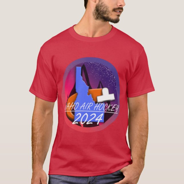 T-shirt Texte de l'État de l'Idaho 2024 (Devant)