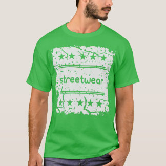 T-shirt Texte de mode de vêtements de rue de haute qualité
