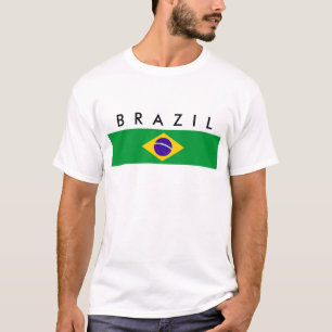 T-shirt Texte de nom de symbole de nation de drapeau de