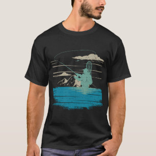 T-shirt Texte de pêche à la Basse rétro des années 70
